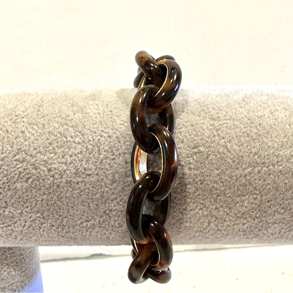 Michael Kors Bracelet.  Tortoise ID style in gold tone. - Picture 11 of 15